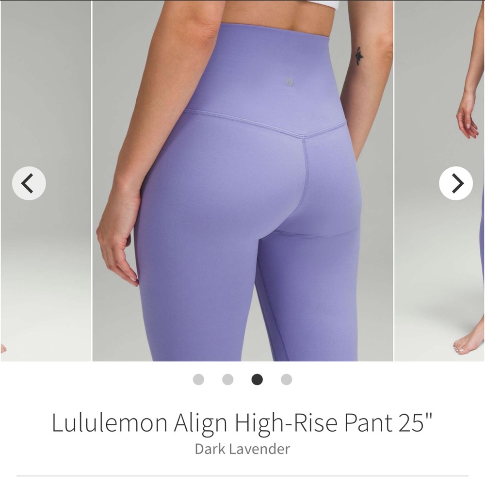 Lululemon Align High-Rise 25" Leggings - Dark Lavender